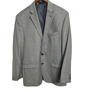 Lauren Ralph Lauren Blazer Sport Two Buttons Coat Two Button Wool Gray Mens  44R